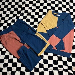 Abercrombie kids set sweatpants size 15/16 hoodie size 13/14